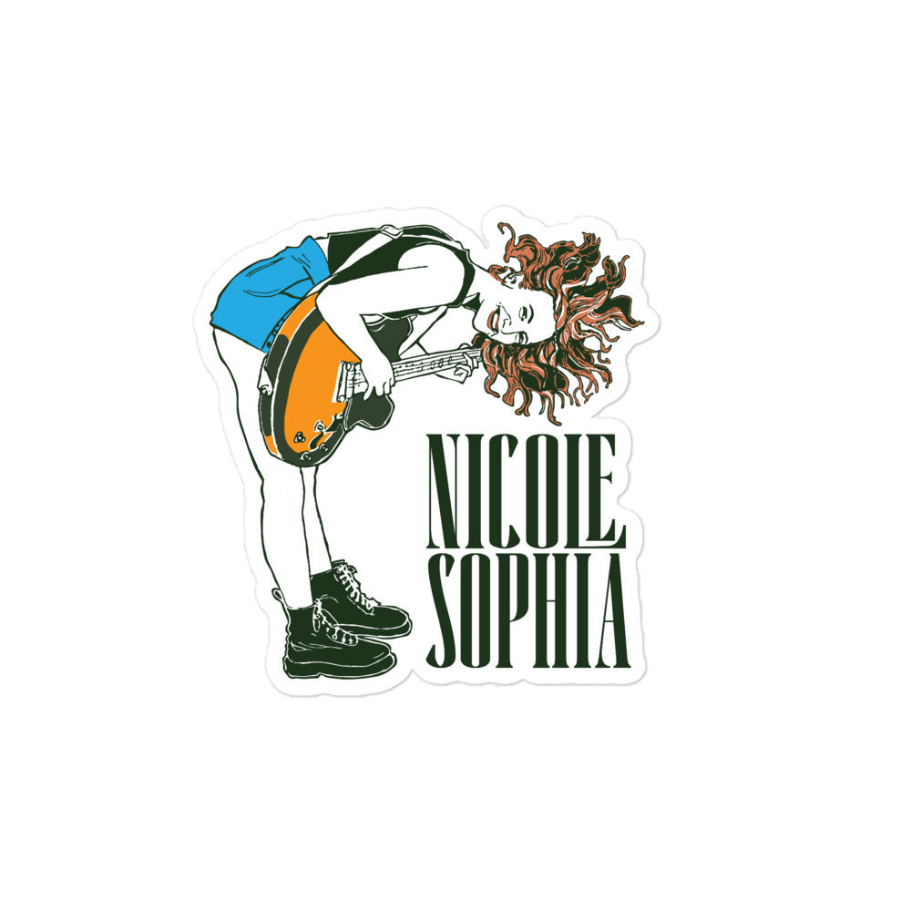 Nicole Sophia Hair Flip Sticker