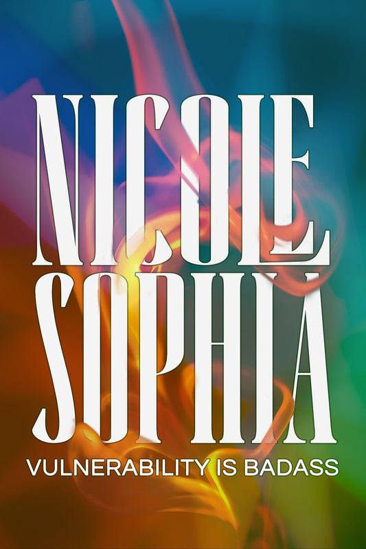 Nicole Sophia Rainbow Swirl Logo Poster (12"x18")