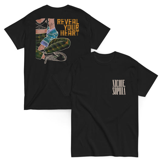 Nicole Sophia Reveal Your Heart Graphic Unisex Tee