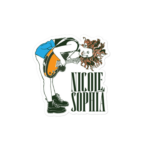 Nicole Sophia Hair Flip Sticker